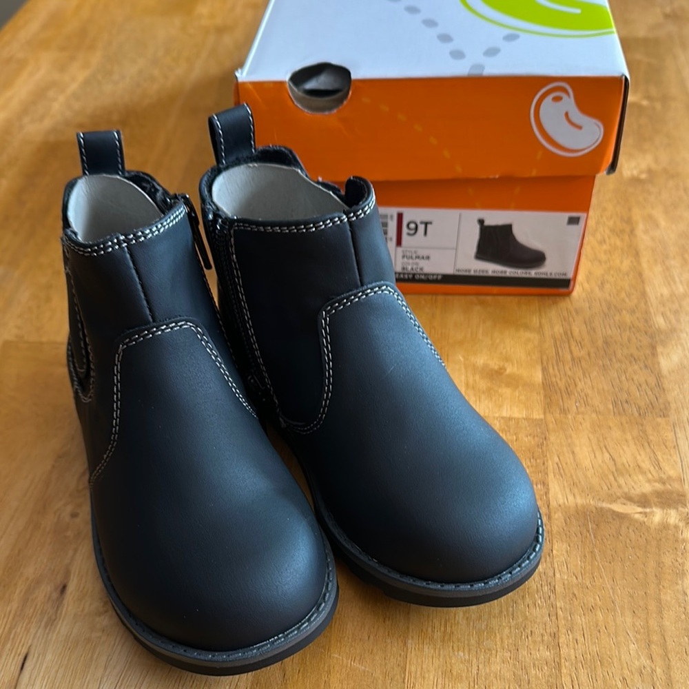 Jumping Beans Black Chelsea Boots
